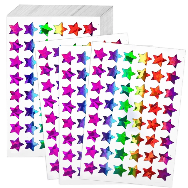 Rainbow Peace Love Stickers 1in For Scrapbooking, Arts, Craft, Kids DIY, Calendars Journals 80-Pack
