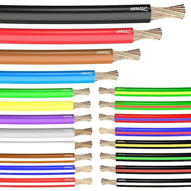 Cavo Veicolo Auto Trefoli Veicolo 2x 0,75 Mm2 2 Poli Rotondo - Foto 2