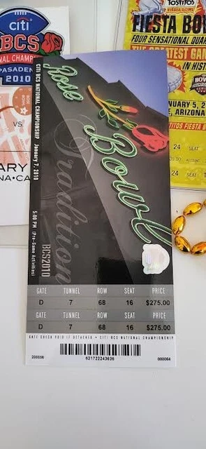 University Texas Longhorns BCS 2010 -Fiesta Bowl 2009 tickets LOT