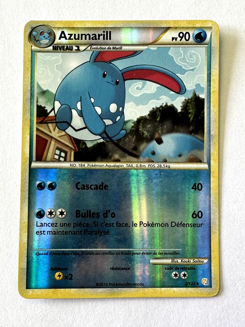 Carte Pokémon - Azumarill - 2/123 Reverse - Français - Occasion