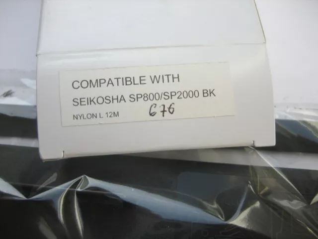 Ruban pour Printer Seikosha SP-800 SP-2000 Nylon 12meter Gr.678