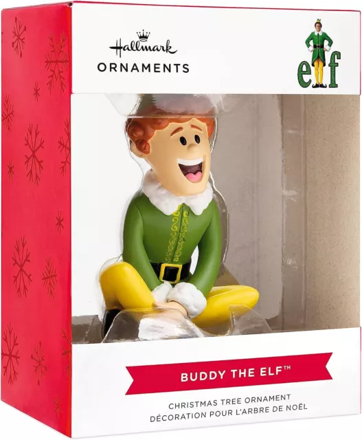 * BUDDY THE ELF* Hallmark Singing  Elf The Movie Christmas Tree Ornament New!