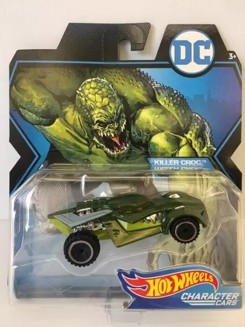 Hot Wheels - DC Comics KILLER CROC Batman Auto Modellino Character Cars Metallo