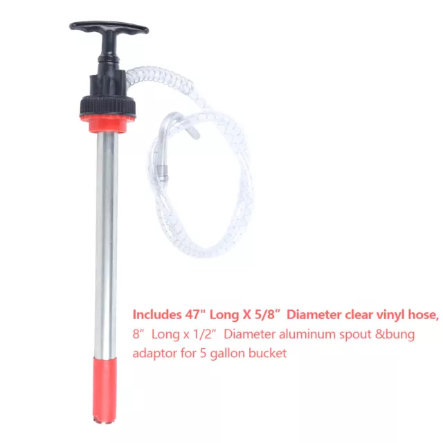 For 5 Gallon Bucket Pail Fluid Oil Transfer Pump Hand Gear Oil Pump Dispenser