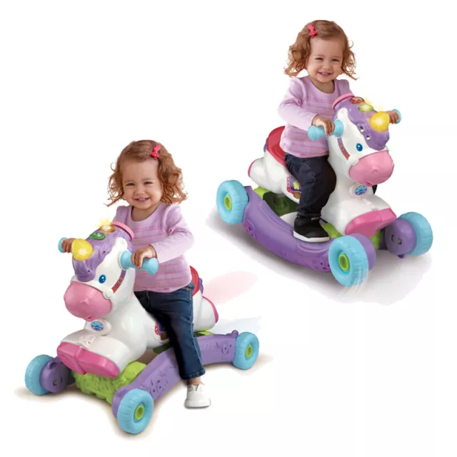 Vtech Rock & Ride Einhorn Erste Schritte Wandern Interaktives Baby Musikspielzeug