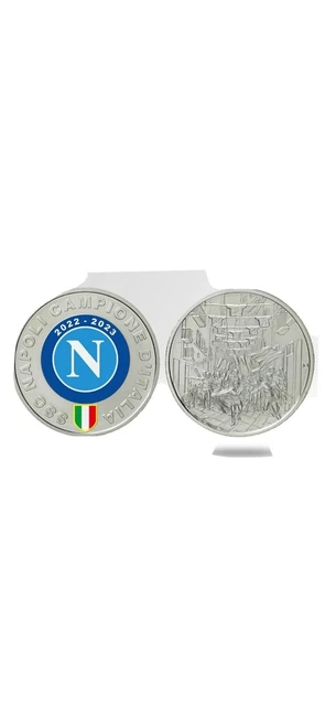 Écusson En Bois SSC Napoli - Champion D'Italie 2022/2023 - Cadeau Fan Tifosi - Neuf