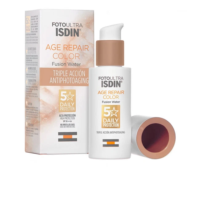 Solaires Isdin unisex FOTO ULTRA age repair color fusion water SPF50 50 ml