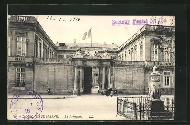 CPA Chalons-sur-Marne, La Prefecture 1916