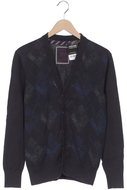 Cardigan Esprit uomo giacca cardigan taglia EU 50 (M) cotone blu #a3b7e32