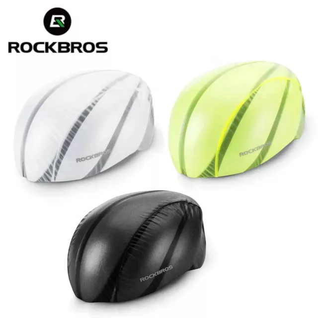 Rockbros Helmüberzug Fahrradhelm Regenschutz Regenüberzug Cover Wasserdicht