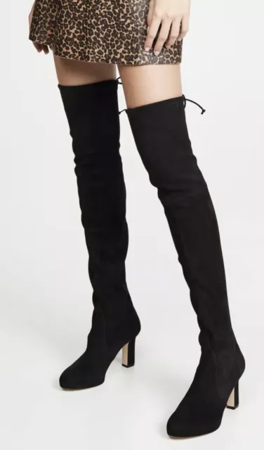 Stuart Weitzman Ledyland Over the Knee Suede Boots Womens 8