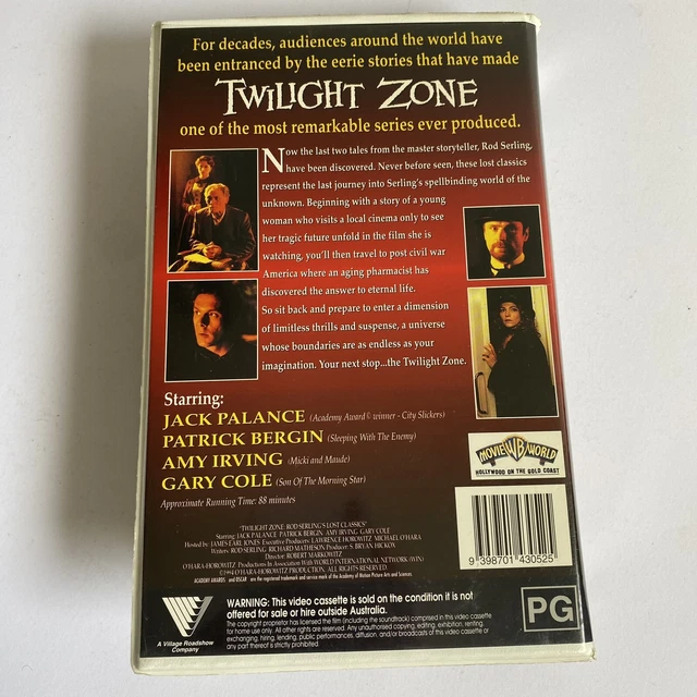TWILIGHT ZONE (VHS, 1994) Roadshow Clamshell Video Tape Ex-Rental Sci ...
