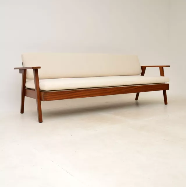 1960's Vintage Afromosia Sofa Bed
