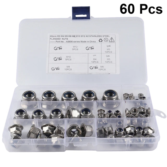 60 Pcs Nüsse Schraubenschlüssel Metrische Rutschfest Maulschlüssel