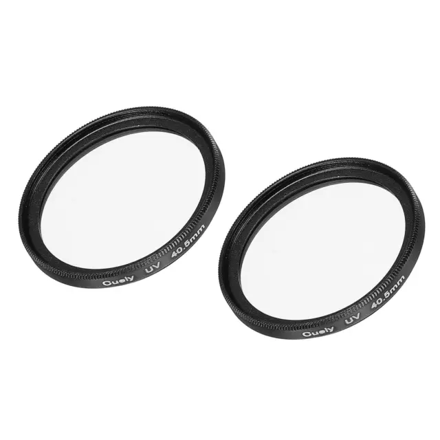 2Pcs 40.5mm UV Lens Filters, Slim Frame Multi-Coated Protective Lenses Filter