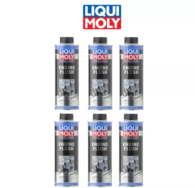 Liqui Moly Pro-Line Motor Oil Engine Flush (6) Cans 500ml  LM2037