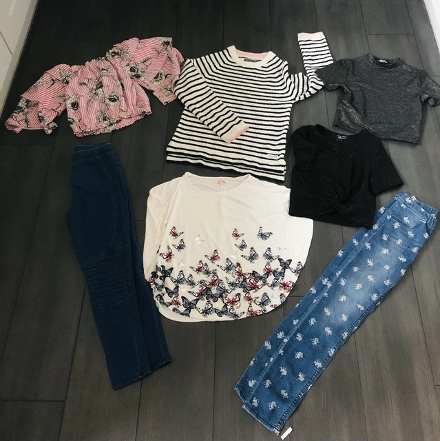 Pacchetto Abbigliamento Ragazze Età 9-10 Anni, Pile Joule, River Island, Nuovo Look, H&M