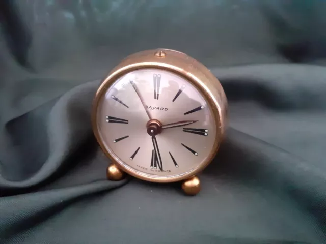 Réveil Miniature Pendulette Mécanique Vintage Bayard