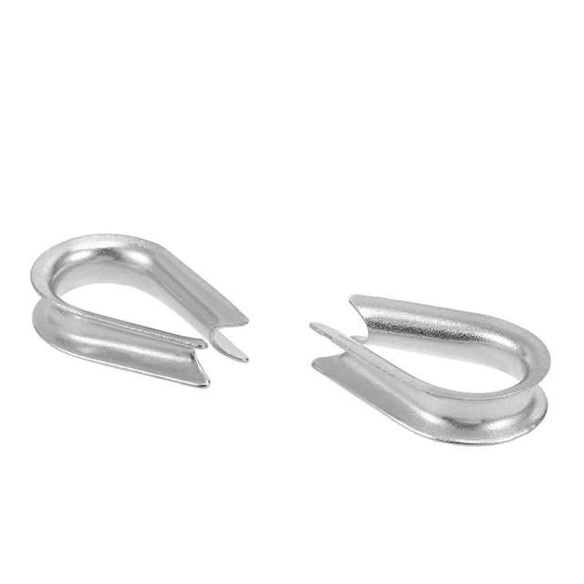 25 pz M4 acciaio inossidabile 1/8"-5/32" Fune ditali cavo armamento