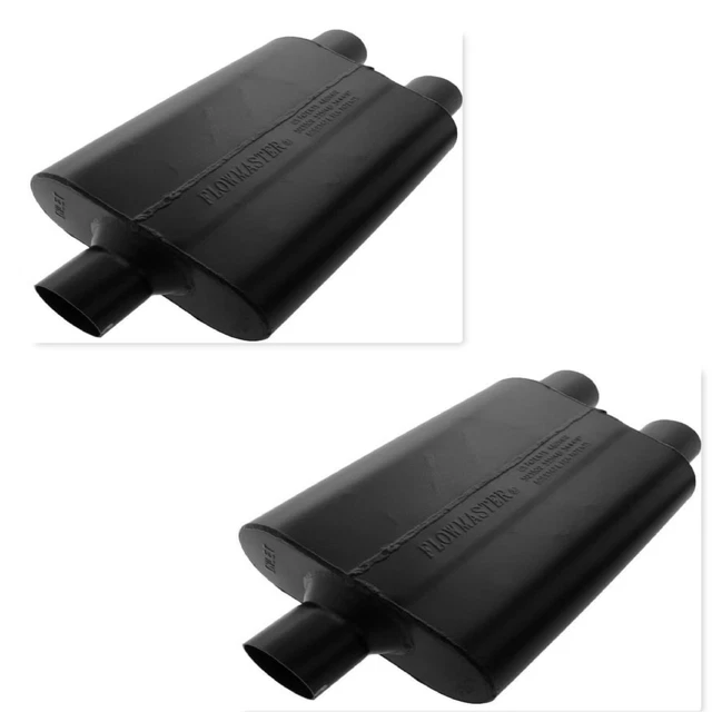 Flowmaster 9425472 Set Of 2 Super 44 Muffler 2.50 Center In/2.50 Dual Out