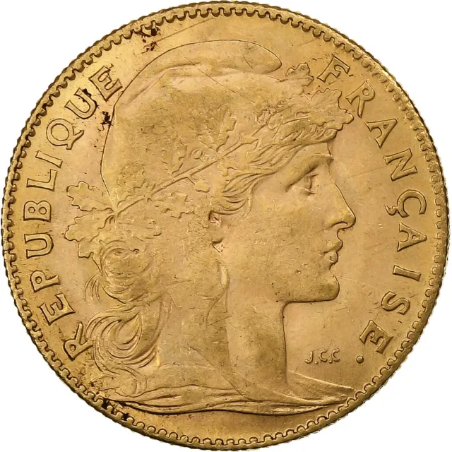 [#1211818] France, 10 Francs, Marianne, 1912, Paris, Gold, AU, Gadoury:1017, KM: