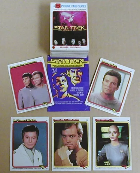 Star Trek The Motion Picture Trading Card Set 1979 Topps MASTER SET Please Read