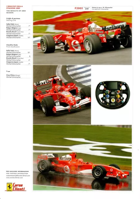 Ferrari Formula 1 F2005 Michael Schumacher 2005 Corse Clienti - 688