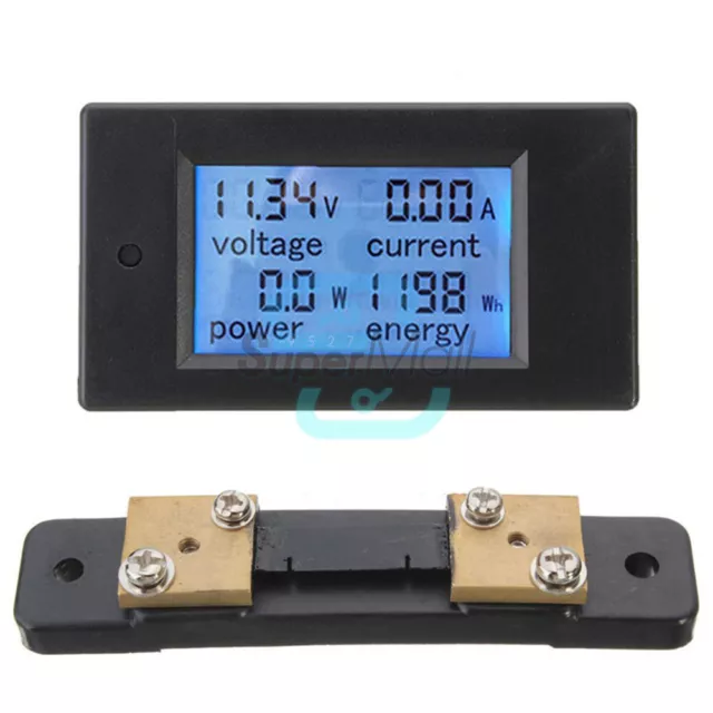 AC 80~260V 20-50-100A LCD Display Digitale Volt Amp Misuratore di Potenza DC 6,5~100V