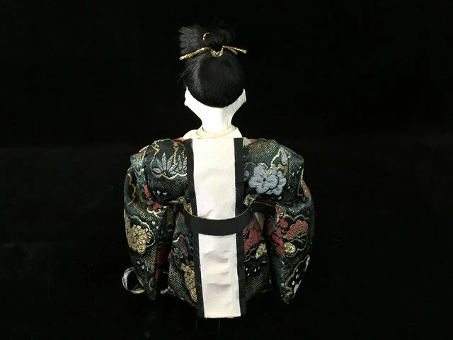 J0516 Japanese HINA Doll KIMONO Man Boy Statue Vintage Okimono Interior 3