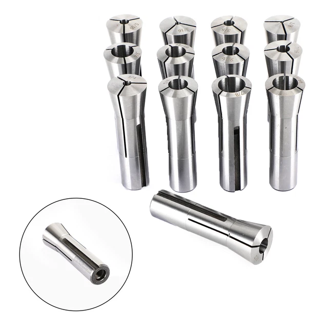 Precision R8 Collet Set 13pc Mill Collets Set–Collets For Mill Machine EP