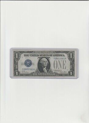 1928-A $1 Blue "FUNNY BACK" SILVER Certificate FINE/VF! Old US Currency!