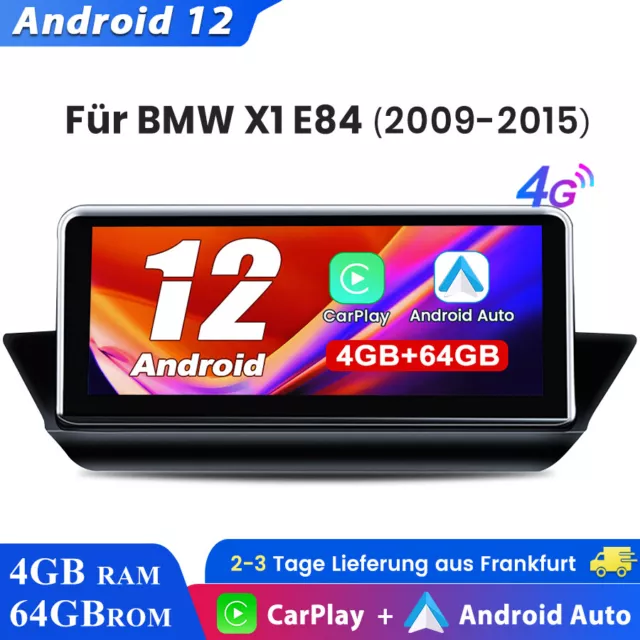 Carplay Für BMW X1 E84 Autoradio GPS Navi Sat Carplay Android12 4G WIFI NO SCREE