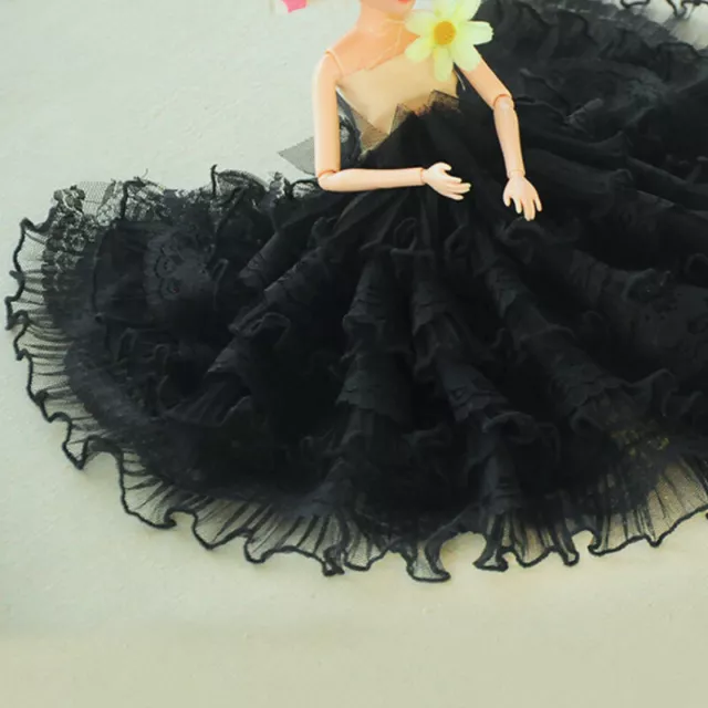 Ruffles Bordure Dentelle Superposé Pli Maille Volant Étagée Couture Bord À Neuf