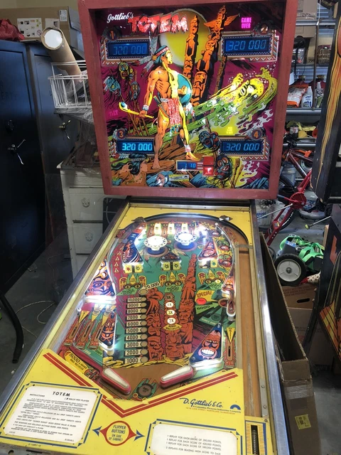 1979 Gottlieb Totem Pinball Machine Free Shipping