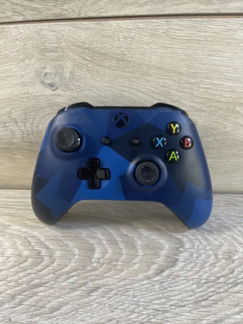 Genuine Microsoft Xbox One Wireless Gaming Controller Blue 1708 Tested Works