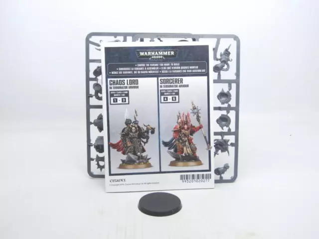 (CF29) Terminator Chaos Lord Sorcerer Chaos Space Marines 40k 30k Warhammer