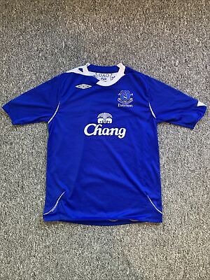 Ragazzi Umbro Everton Football Shirt età 10 - 11 Home Blue Ragazzi Ragazze Chang