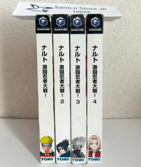 Naruto Clash of Ninja Shippuden EX Special 1 2 3 Takara Tomy Nintendo Wii  Japan