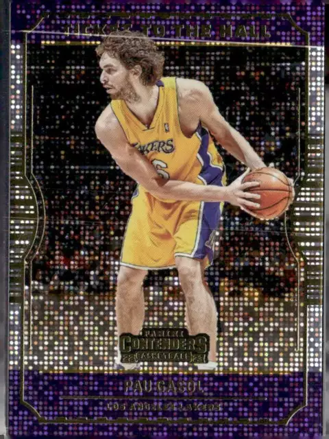 2022 Panini Contenders Ticket To The Hall #7 Pau Gasol (C)  Los Angeles Lakers