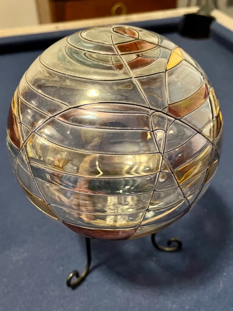Glass Float 8" Decorative with stand
