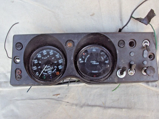 LAND ROVER SERIES 3 Ex Military Instrument Cluster £100.00 - PicClick UK