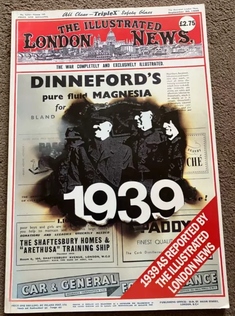 The Illustrated London News No 5250 September 30 1939 - paperback
