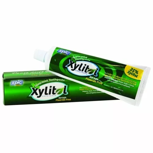 Sans Fluorure Xylitol Dentifrice Menthe Verte 145ml Par Epic Dental