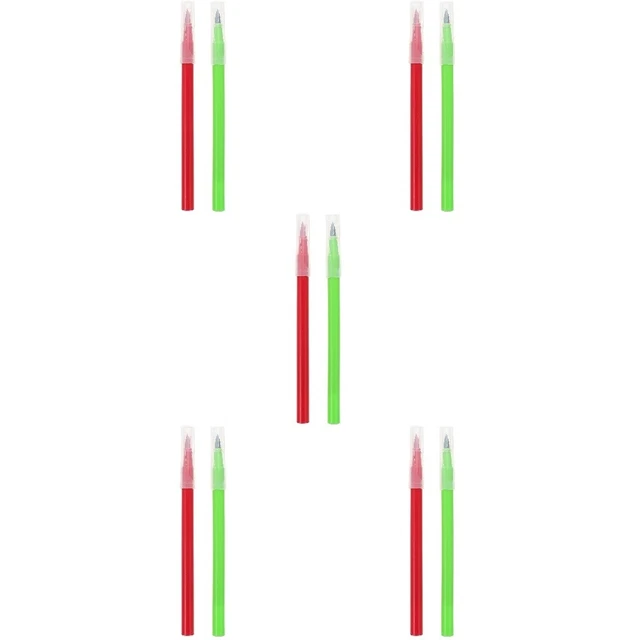 10 Pcs Penna Commestibile A Punta Fine Pennarelli A Doppia Punta