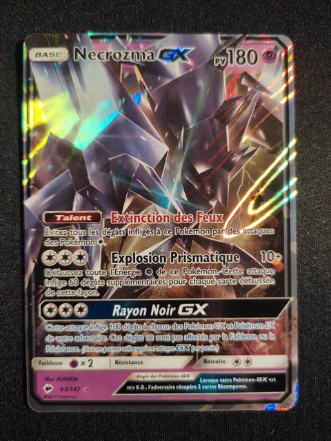 CARTE POKÉMON : Necrozma GX 63/147 Soleil et Lune EUR 10,12 - PicClick FR