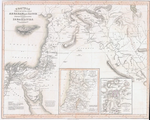 1817 TRAVELS OF THE PATRIARCHS ABRAHAM JACOB Lebanon Syria Jerusalem Cyprus