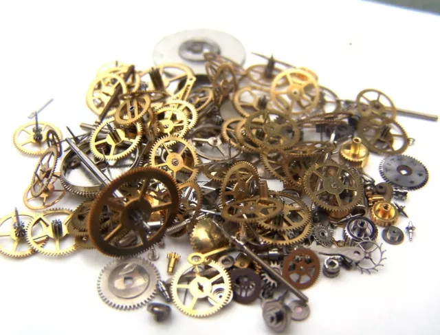 SALE! SALE!  Steampunk watch parts & pieces - GEARS, COGS, WHEELS, ETC. 15 GRAMS