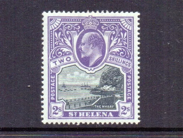 St Helena 1903 Edvii 3/- Black & Violet Sg60 Mh Cat £65