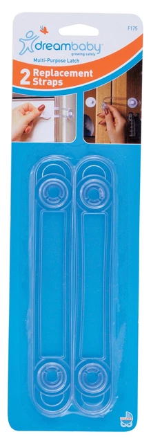 Dreambaby Replacement Multipurpose Latch Straps - 2 Pieces Dreambaby