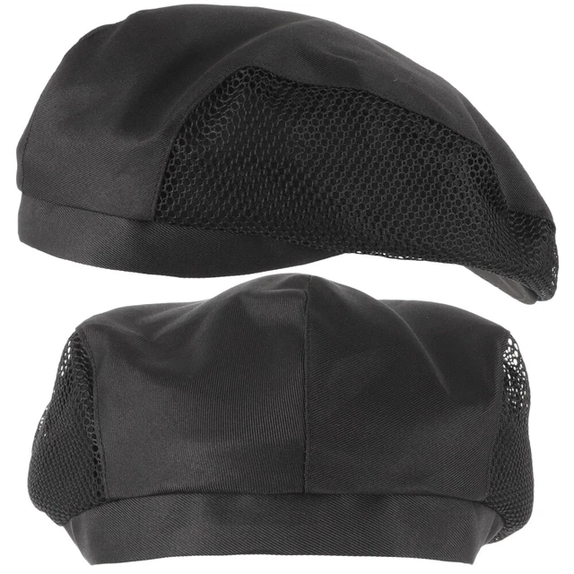2 Pcs Chef Accessory Back Hat Toque Miss Men and Women Hair Advance Cap